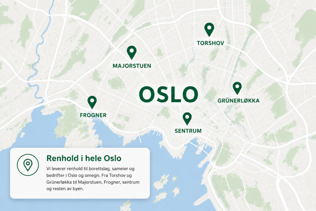 Kart over Oslo